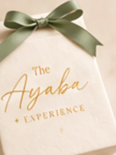 Ribboned gift packaging from the Corporate edit